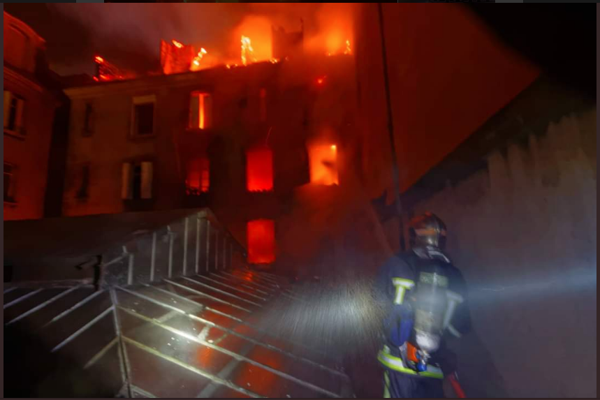 Photo de Toulouse : 19 blessés dans un violent incendie