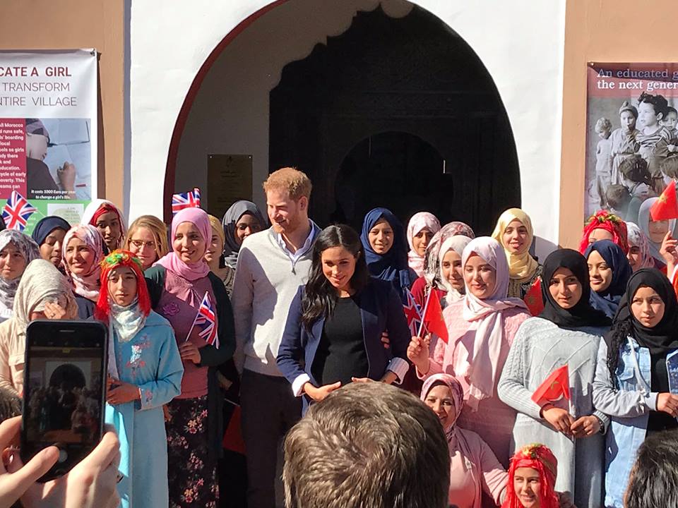 Photo de Le couple princier britannique visite le village d’Asni (vidéos)