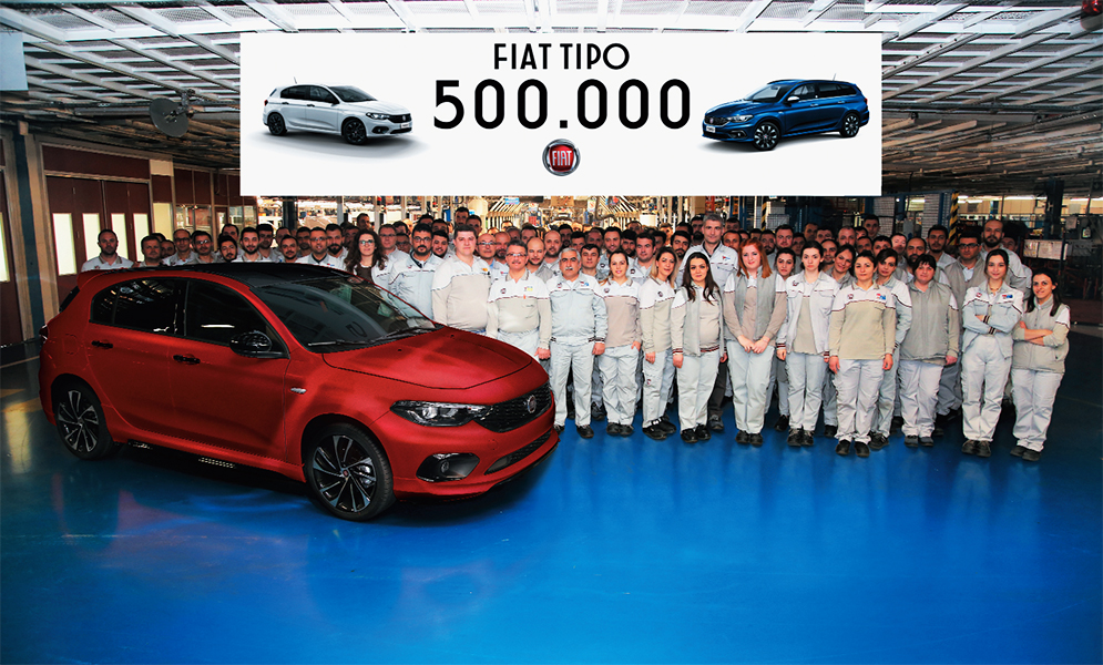 Photo de Fiat. Plus d’un demi-million de Tipo déjà produites !