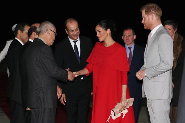 Photo de Arrivée au Maroc du Prince Harry et de son épouse (Photos)