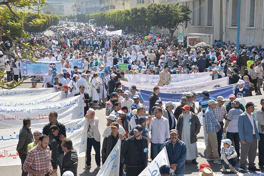 Photo de Grève. Les fonctionnaires toujours mobilisés