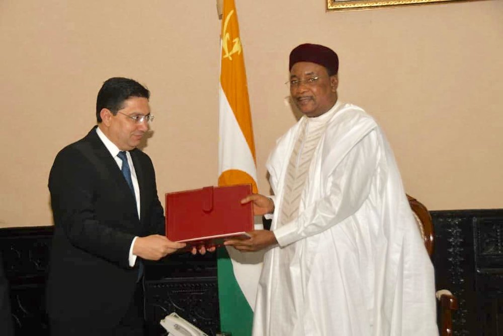 Photo de Le président nigérien reçoit en audience Nasser Bourita à Niamey