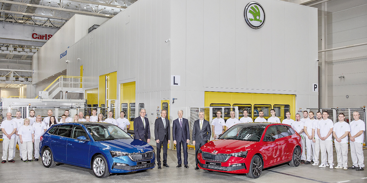 Photo de Skoda Scala. Baptême d’usine