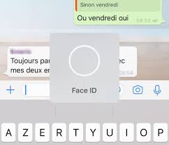 Photo de WhatsApp désormais sécurisé avec Touch ID et Face ID