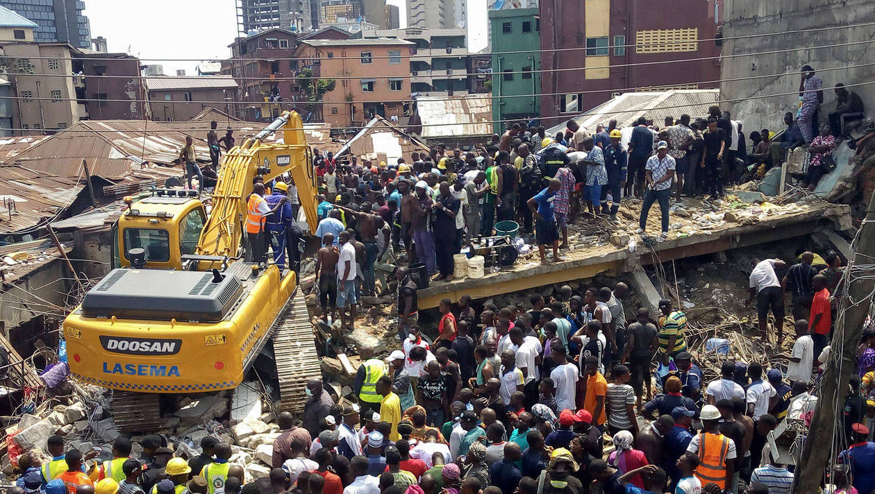Photo de Nigeria. 20 morts après l’effondrement d’un immeuble à Lagos
