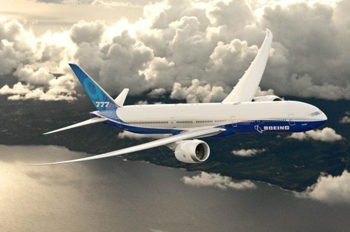Photo de Lancement du 777X. Boeing fait marche arrière