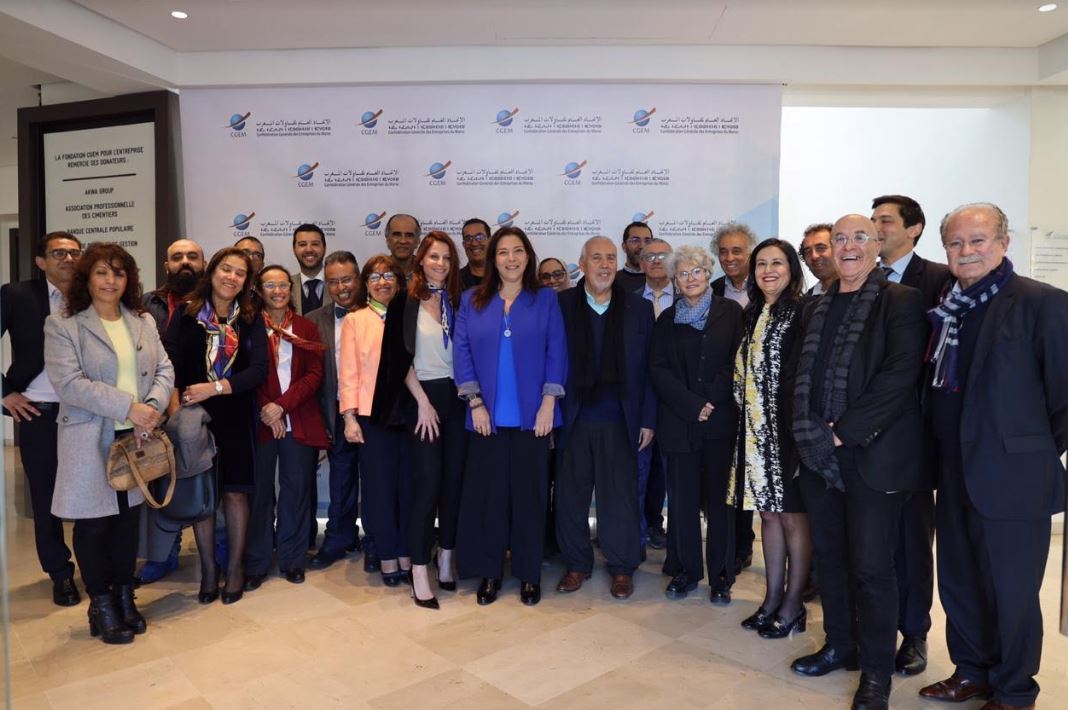 Photo de CGEM. Neila Tazi et Abdelkader Retnani à la tête de la FICC