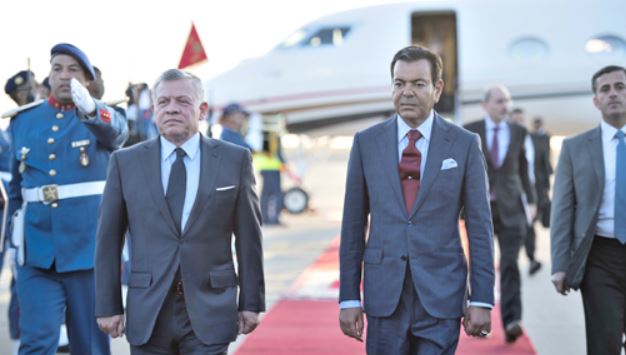 Photo de Arrivée au Maroc du roi Abdallah II de Jordanie