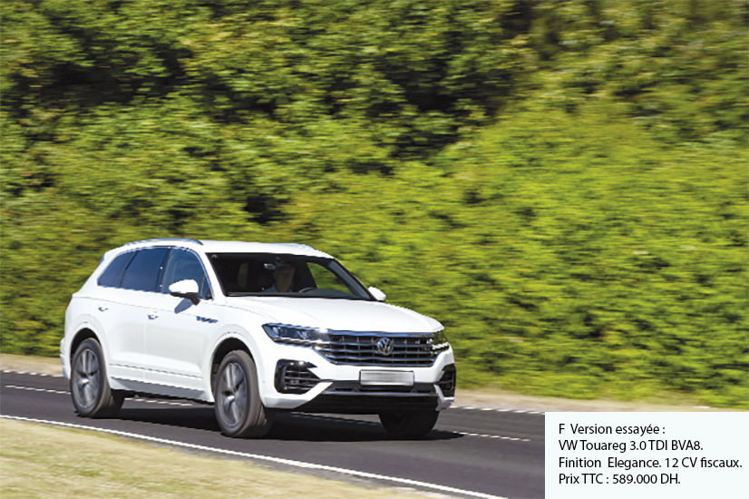 Photo de Volkswagen Touareg. Surélevé rime avec surclassé