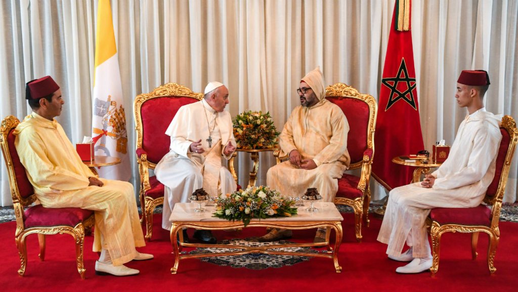 Photo de Vatican News : Le Pape François à la rencontre de l’islam au Maroc