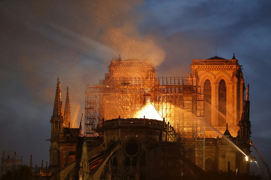 Photo de Incendie de Notre Dame. L’Archevêque de Paris exprime sa gratitude au Roi Mohammed VI