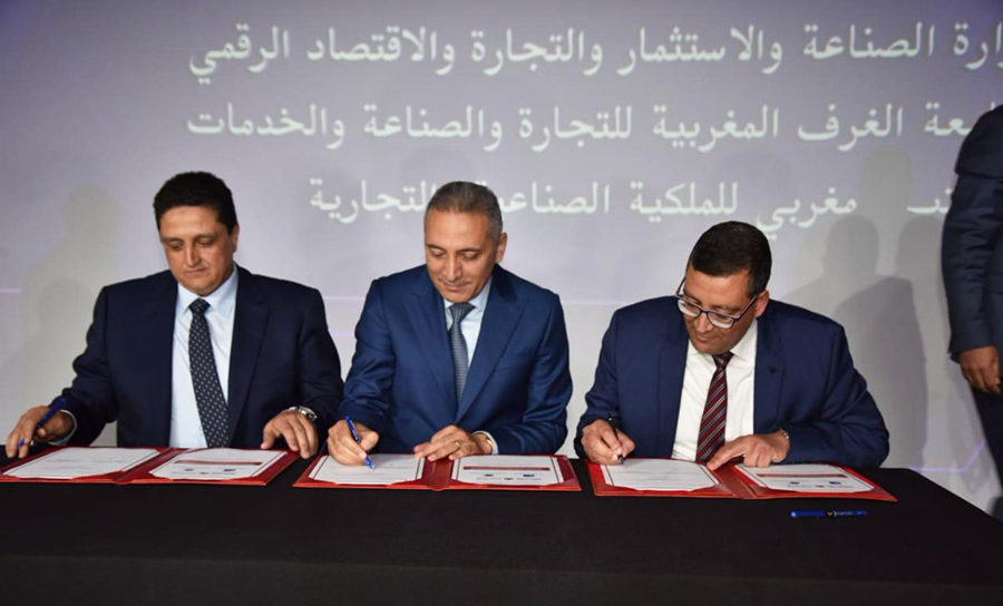 Photo de Forum marocain du Commerce. Deux conventions pour booster l’entrepreneuriat