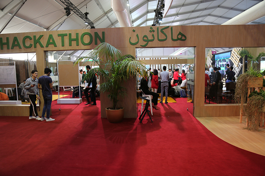Photo de SIAM2019. Crédit Agricole du Maroc. Deux hackatons 100% réussis