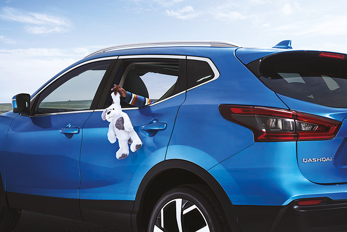 Photo de Nissan Qashqai. Des technologies utiles face aux enfants turbulents