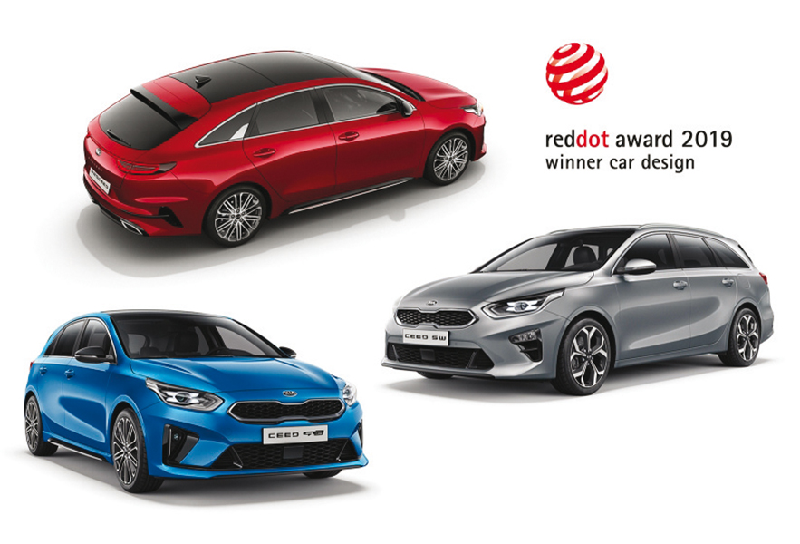 Photo de Red Dot Design Award 2019. Kia Ceed, la preuve par trois !