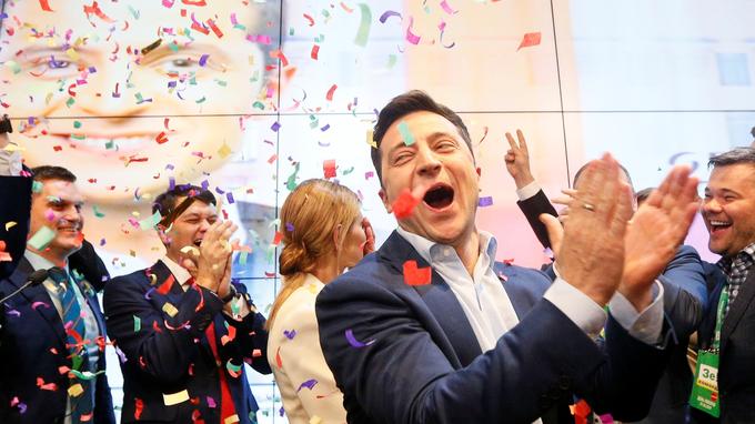 Photo de Ukraine. Zelensky, de comédien à président
