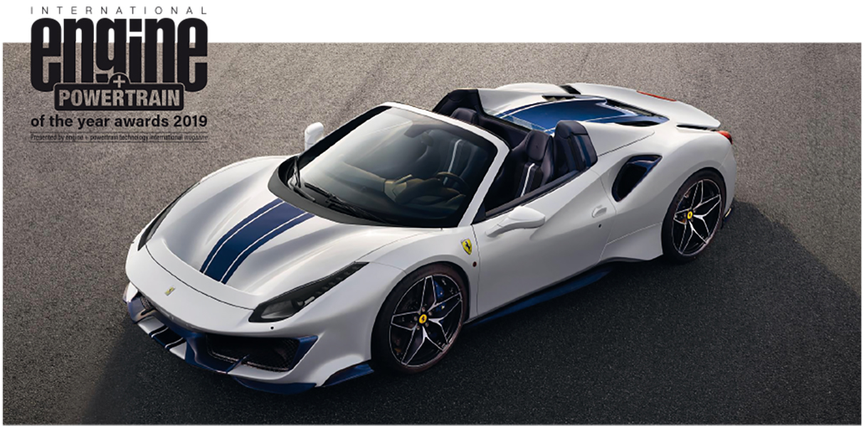Photo de Ferrari V8 3.9 litres. Quatre à la suite !