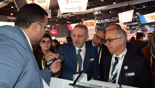 Photo de Paris. Intenses activités de MHE au salon VivaTech