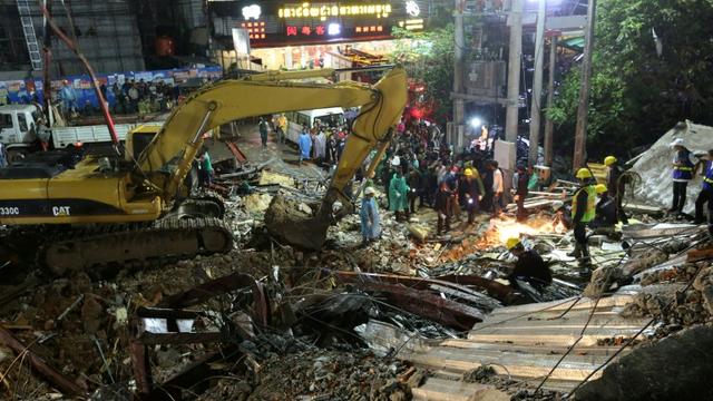 Photo de Cambodge. 28 morts dans l’effondrement d’un immeuble