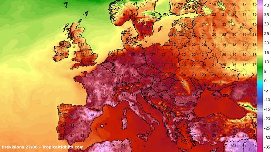 Photo de La canicule s’installe sur l’Europe, records de chaleur attendus