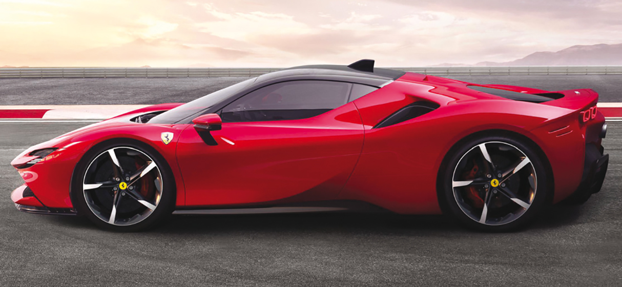Photo de Ferrari SF90 Stradale. L’hybride rechargeable façon cheval cabré