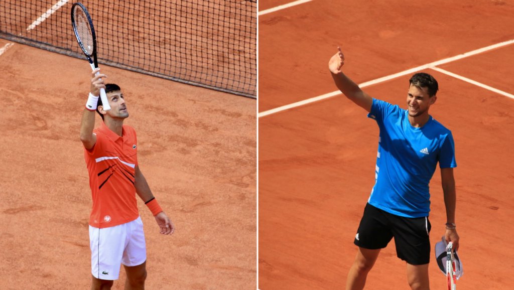 Photo de Roland-Garros. La fin de la demi Djokovic-Thiem reportée à samedi