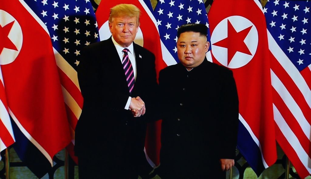 Photo de Trump invite Kim à le rencontrer sur la Zone démilitarisée en Corée