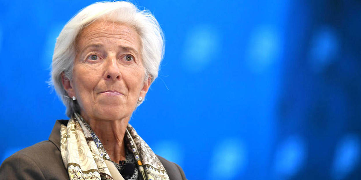 Photo de Christine Lagarde à la tête de la BCE