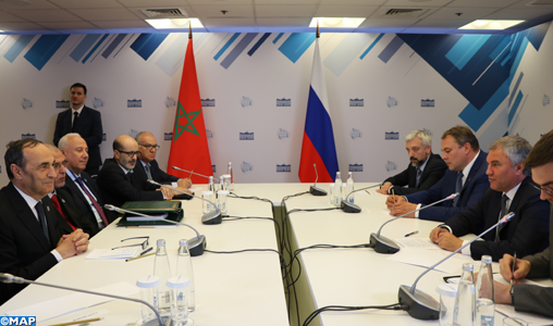 Photo de El Malki s’entretient à Moscou avec le vice-ministre des Affaires étrangères russe