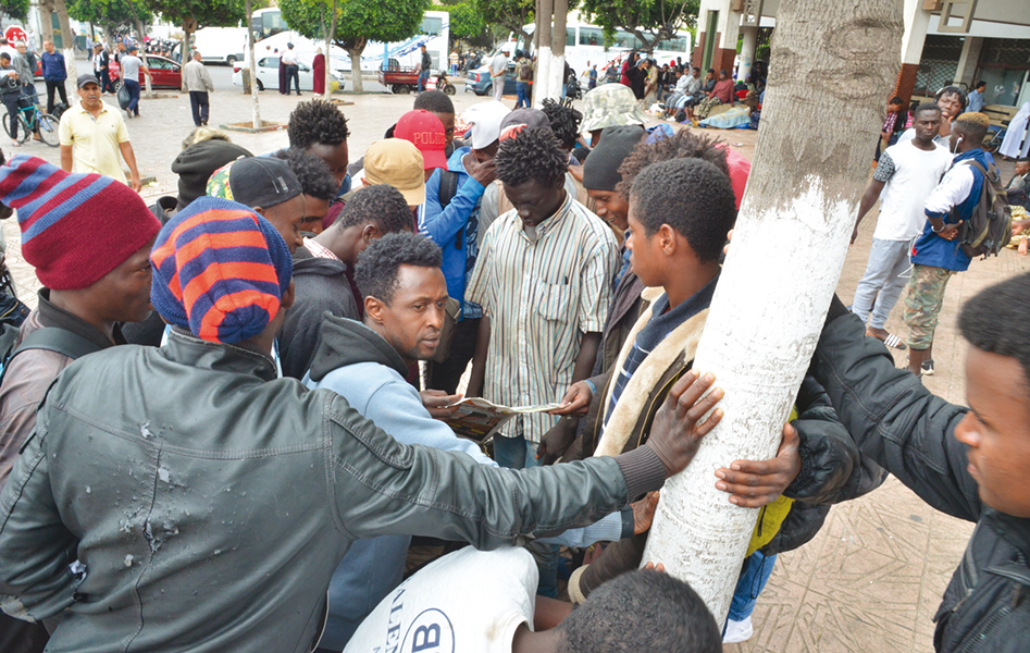 Photo de Vidéo. Les migrants sèment le chaos à la gare Ouled Ziane