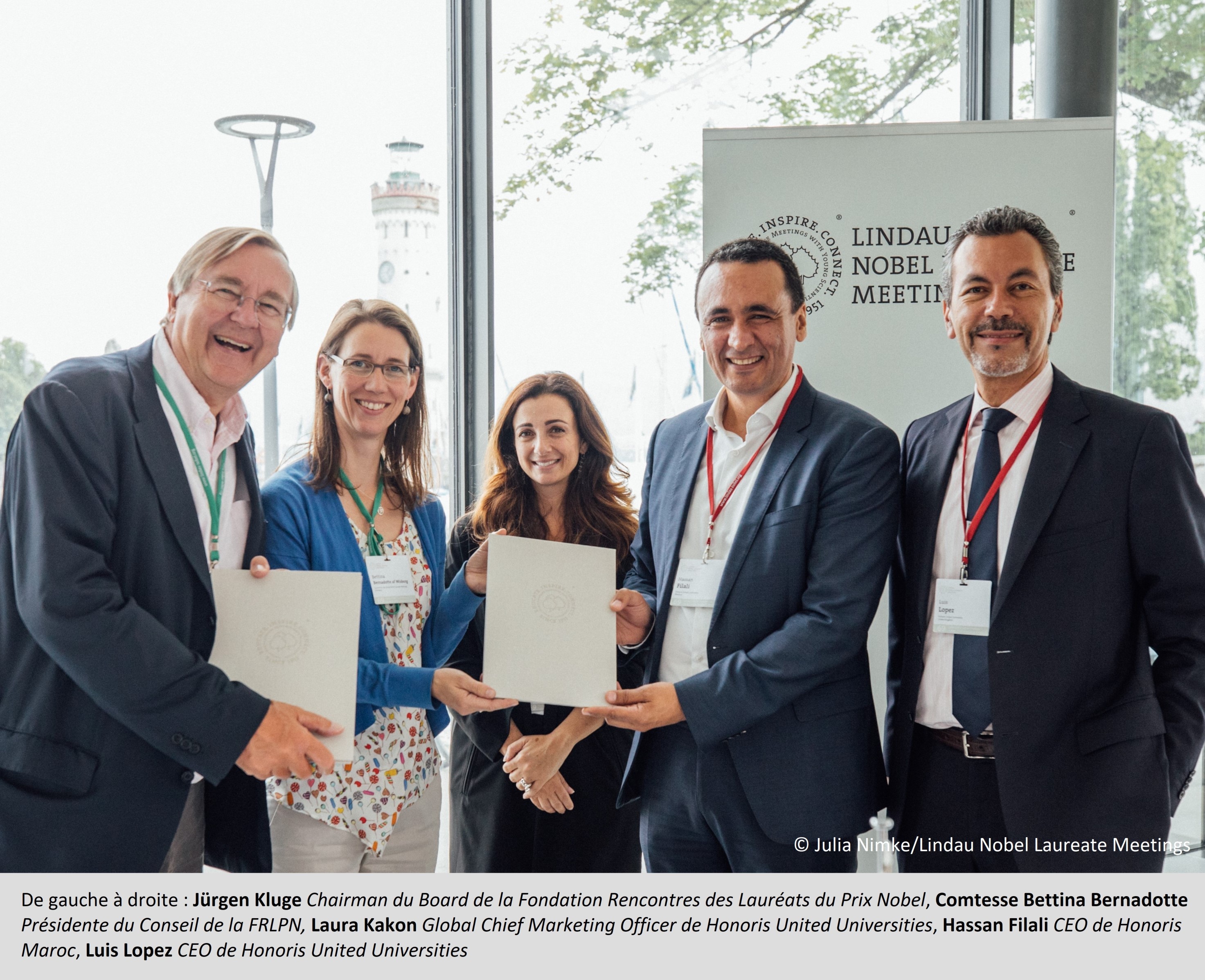 Photo de Partenariat entre Honoris United et les Rencontres des lauréats du Prix Nobel de Lindau en Allemagne