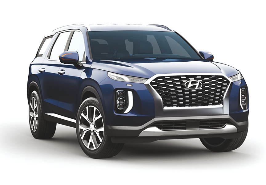 Photo de Hyundai Palisade. SUV de haut rang