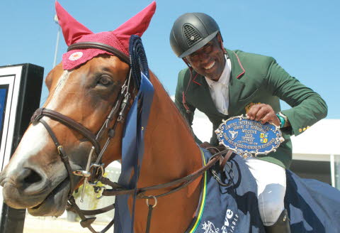 Photo de Le cavalier marocain Abdelkebir Ouaddar remporte le Grand Prix SM le Roi Mohammed VI