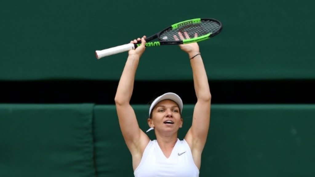 Photo de La roumaine Simona Halep remporte Wimbledon