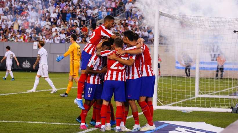 Photo de L’Atlético a écrasé le Real en match amical
