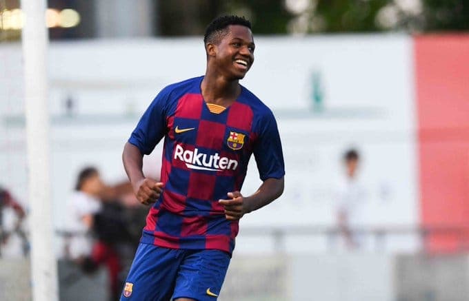 Photo de Ansu Fati, nouveau record du Barça