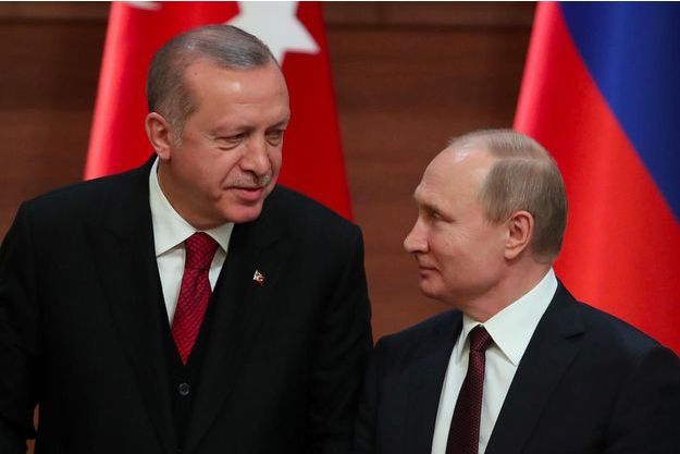 Photo de Poutine et Erdogan d’accord pour « intensifier » leur coopération à Idleb