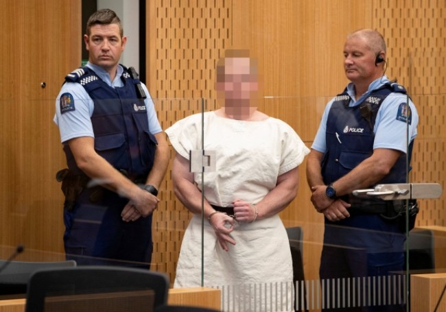 Photo de Le tueur de Christchurch envoie une lettre depuis sa cellule