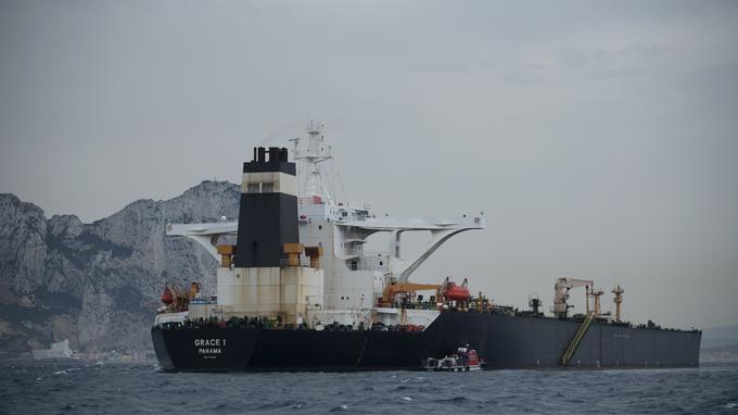 Photo de Gibraltar autorise le pétrolier iranien à partir