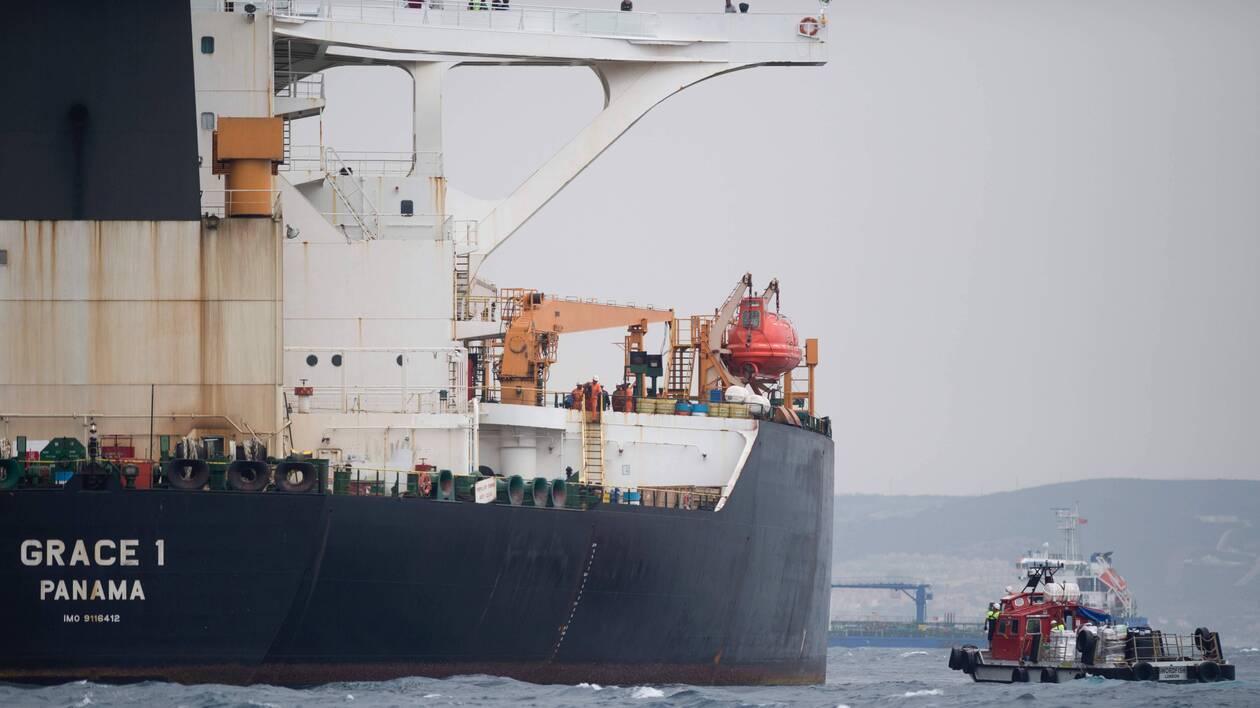 Photo de Washington émet un mandat pour saisir le pétrolier iranien à Gibraltar