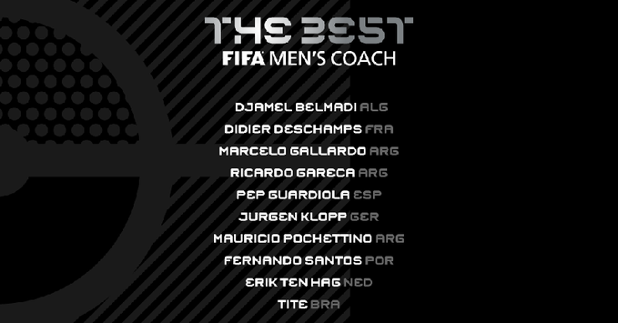 Photo de FIFA : 10 nominés pour le titre du meilleur entraineur