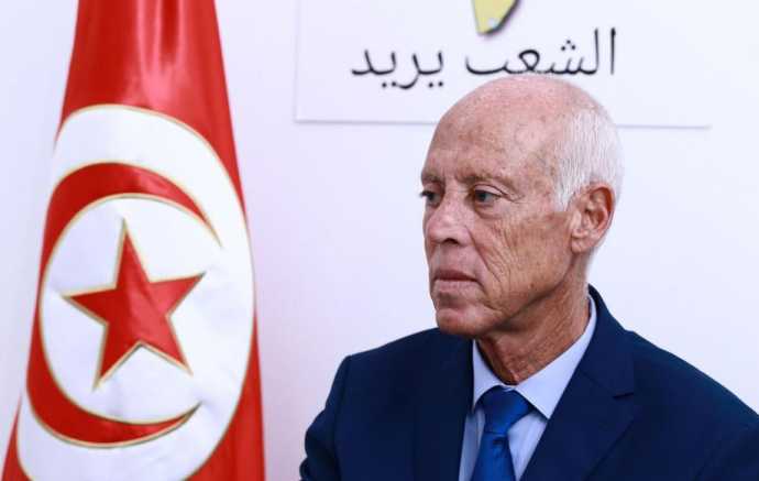 Photo de Kais Saied nouveau président tunisien avec 75% des voix