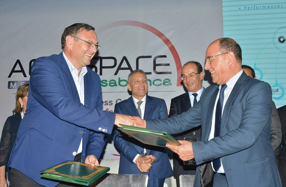 Photo de Aerospace Meetings Casablanca. Le Maroc table sur un taux d’intégration de 42%