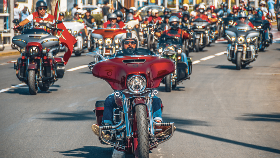 Photo de Harley-Davidson. Une parade remarquée et réussie