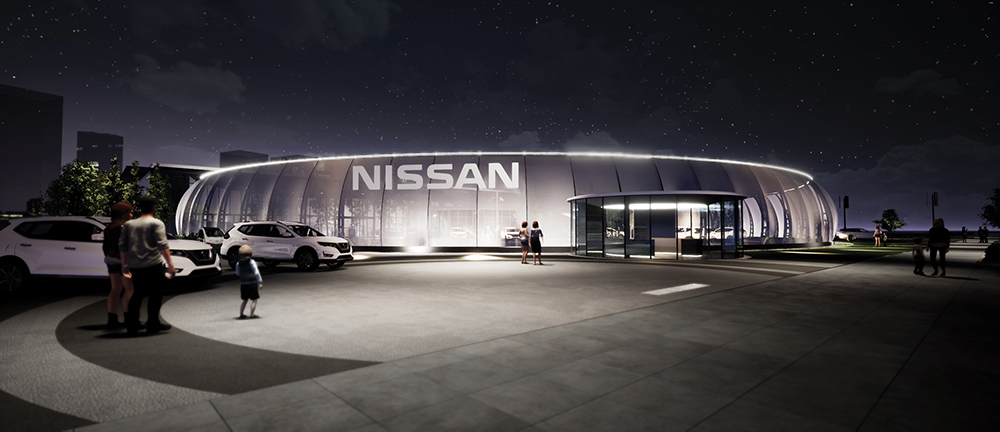 Photo de Nissan “Pavilion”. Une expo  dédiée au futur de la mobilité