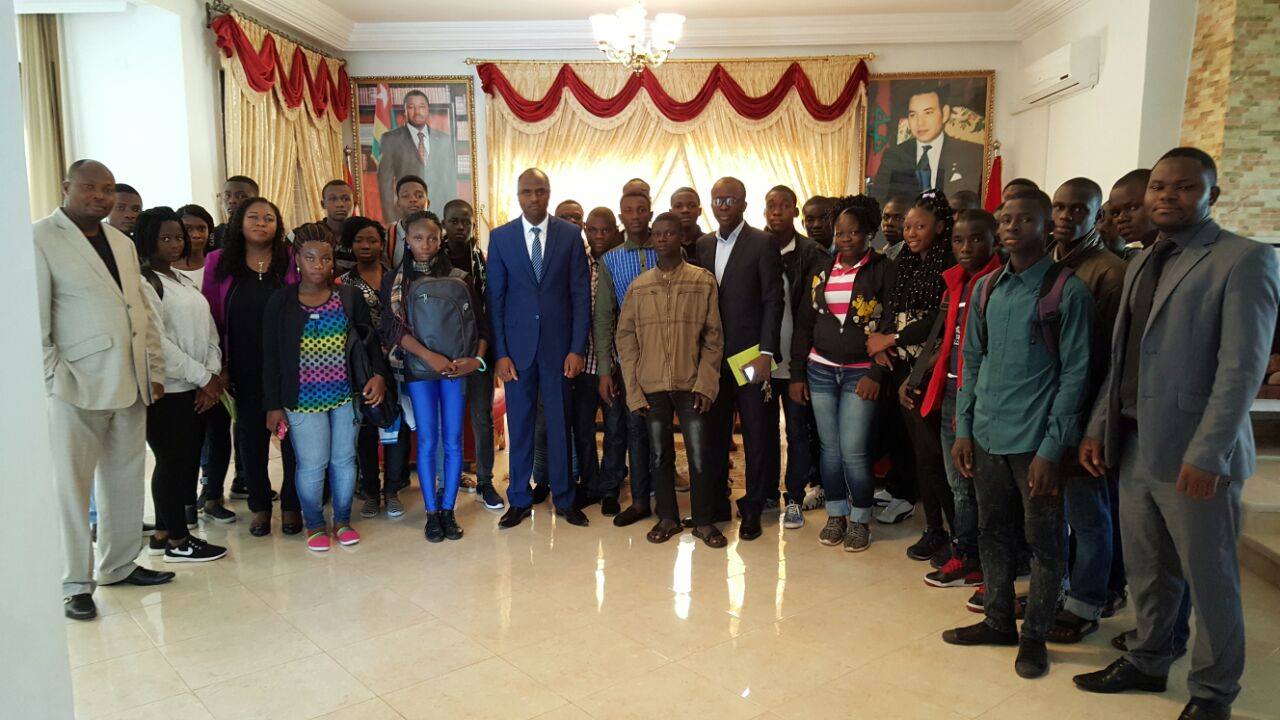 Photo de L’AMCI sensibilise des étudiants togolais avant leur arrivée au Royaume