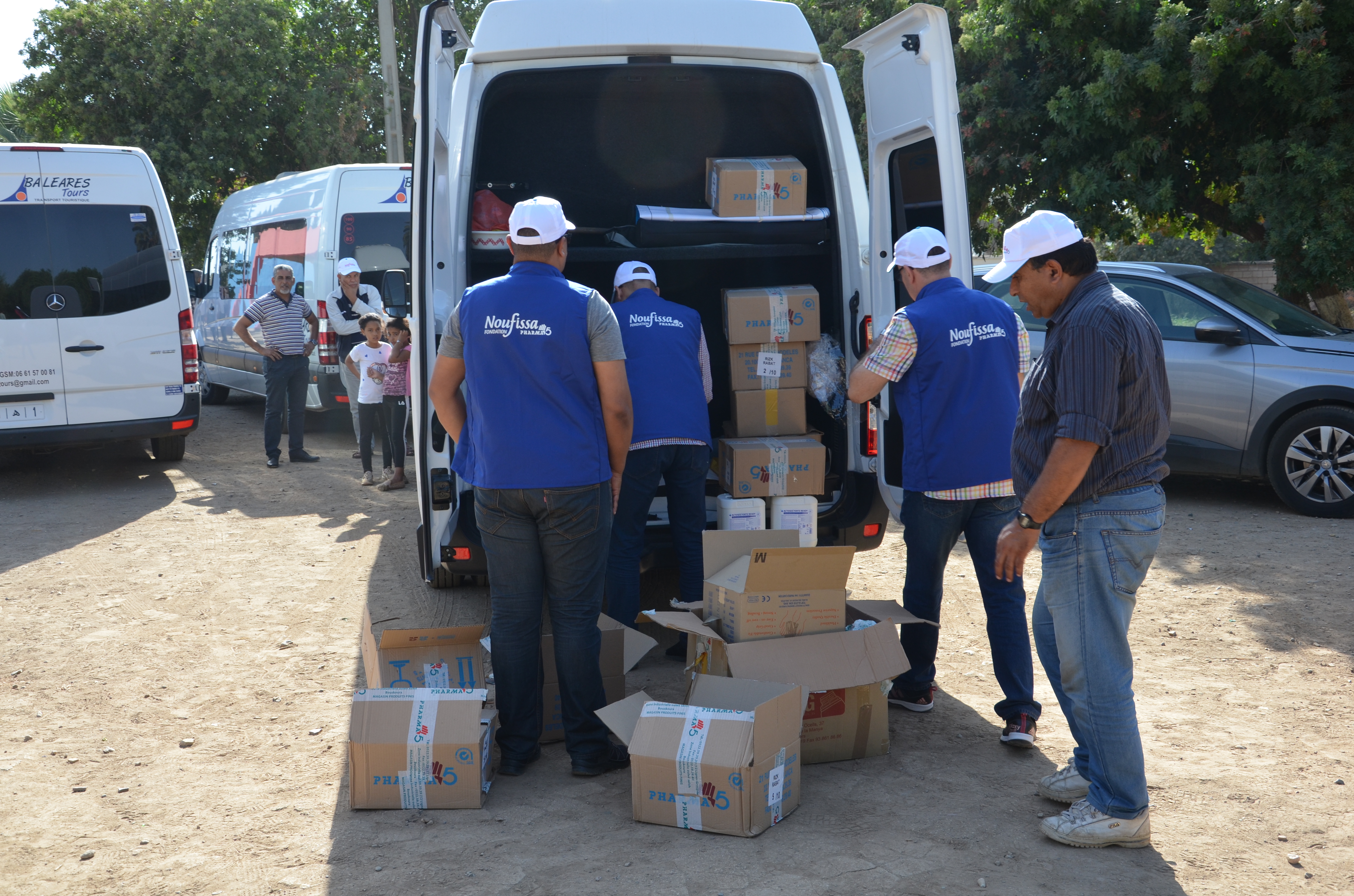 Photo de La Caravane Maykoun Bass de la Fondation Noufissa Pharma 5 fait escale à Maaziz