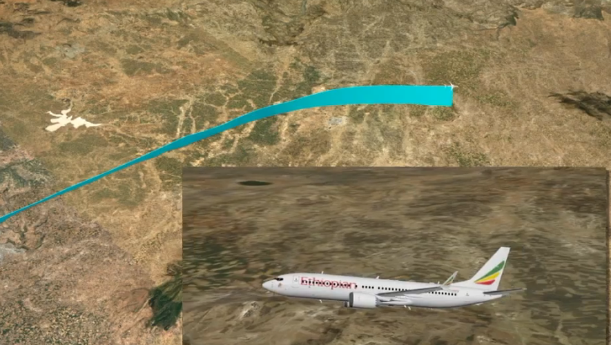 Photo de Le crash d’Ethiopian Airlines reconstitué en 3D