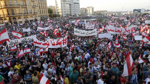 Photo de Liban: poursuite des manifestations déclenchées par l’annonce d’une hausse des taxes