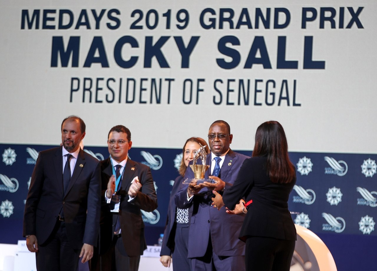 Photo de Macky Sall reçoit le Grand prix MEDays 2019 à Tanger